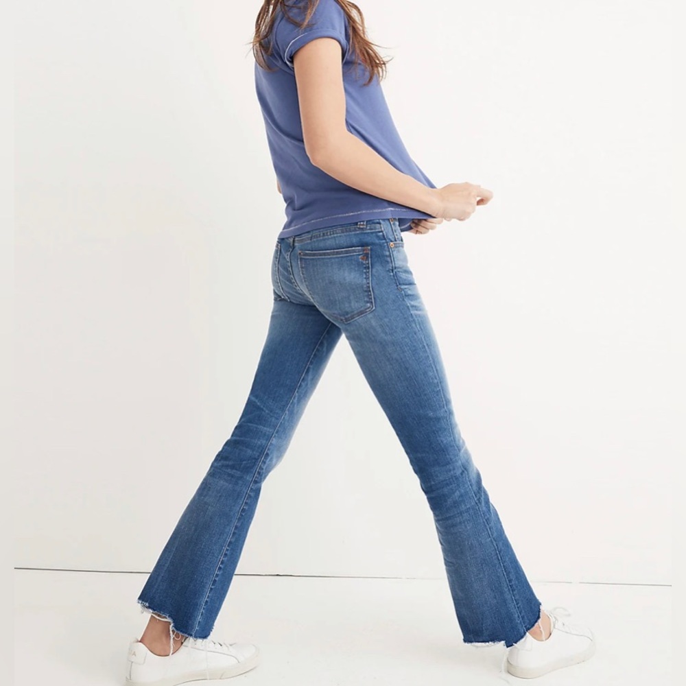 Cali Demi-Boot Jeans: Destructed-Hem Edition
